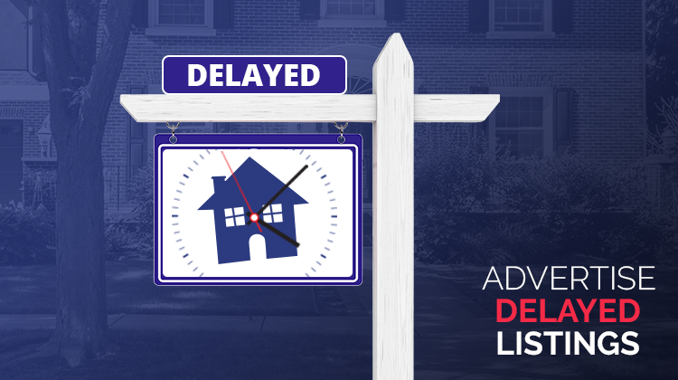 Advertise Delayed listing