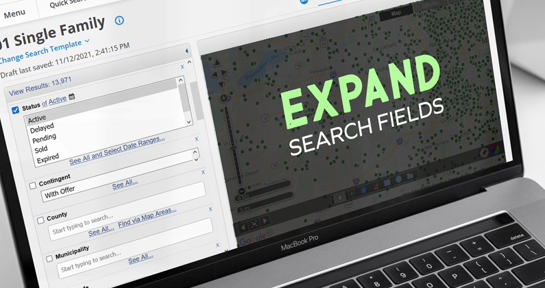 How to Expand All Fields for Quick Searches