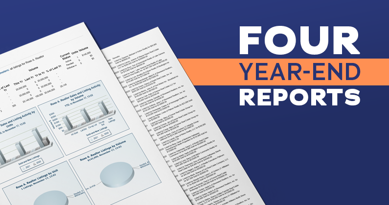 How to Run Four Popular Year-End Reports in Flexmls
