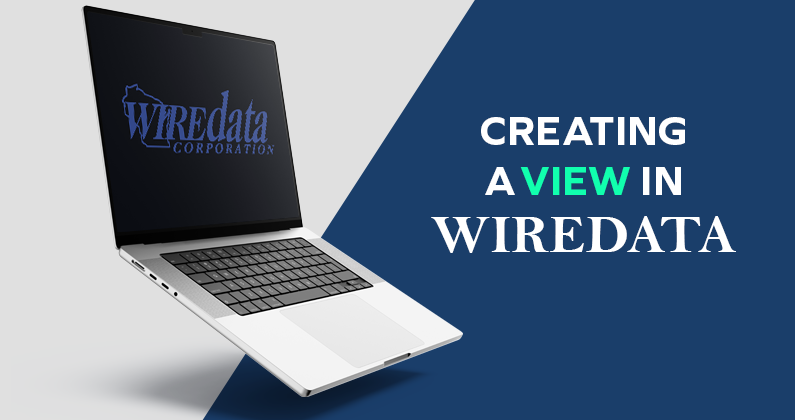 Creating a View in WIREdata