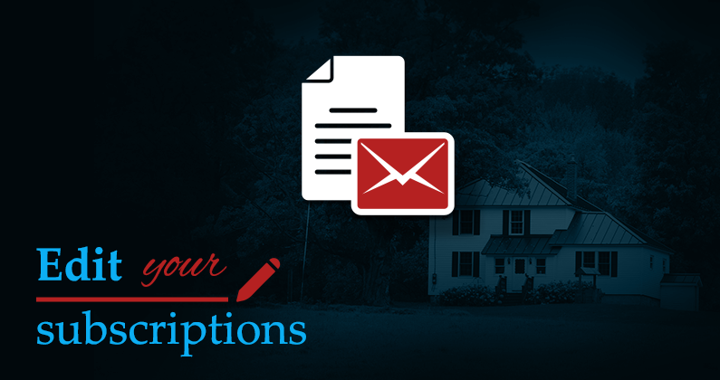 Text "Edit your subscriptions" with a vector graphic of the subscriptions icon