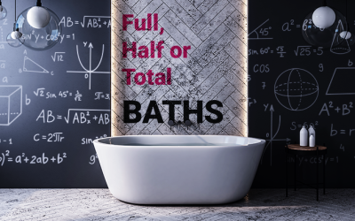 Full, Half and Total Bathrooms