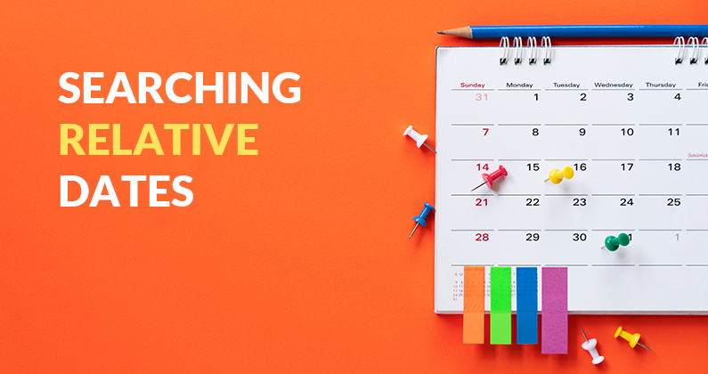 A calendar on orange background