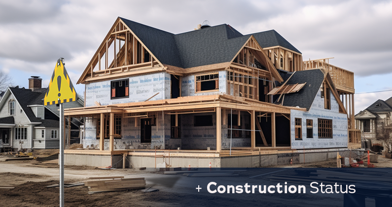 A Milwaukee home under construction
