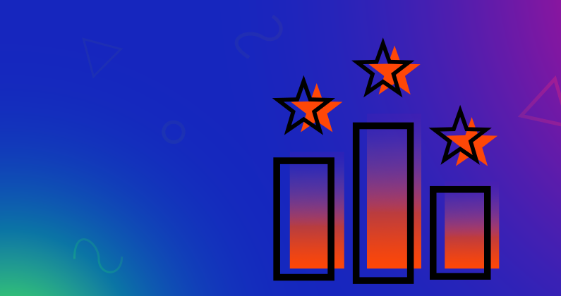 Three stars and bars ranking