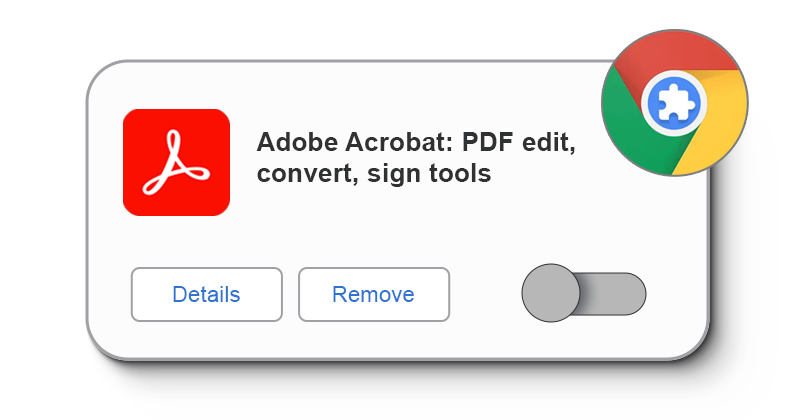 A dialogue box for a chrome extension