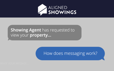How Does Messaging Work in Aligned Showings?